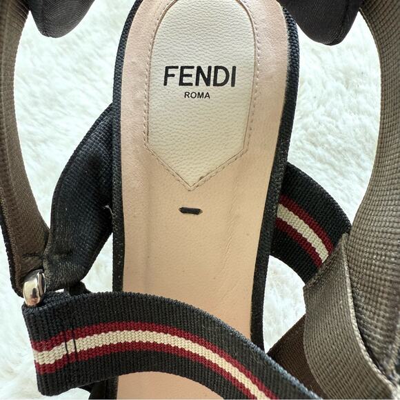 Fendi Colibri Mesh Slingback Pumps size 40 EU Authentic Retail 995$ - Picture 7 of 12